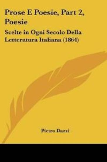 Prose E Poesie, Part 2, Poesie