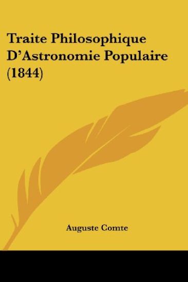 Traite Philosophique D'Astronomie Populaire (1844)