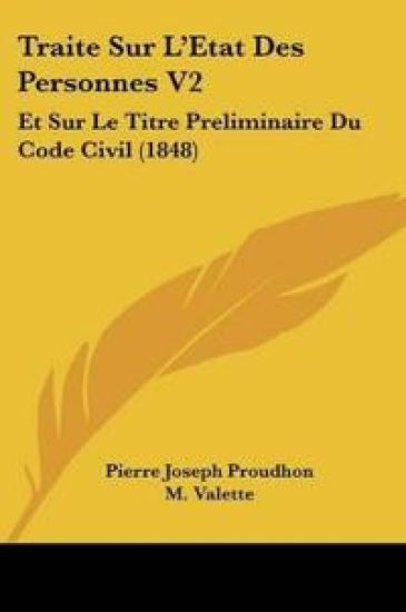 Traite Sur L'Etat Des Personnes V2