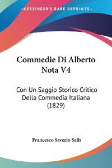 Commedie Di Alberto Nota V4