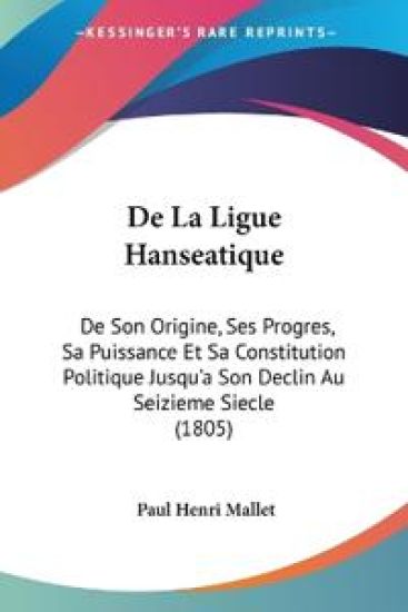 De La Ligue Hanseatique