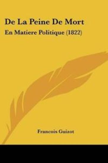 De La Peine De Mort