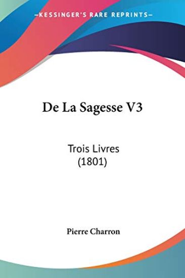 De La Sagesse V3