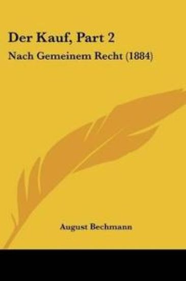 Bechmann, A: Kauf, Part 2