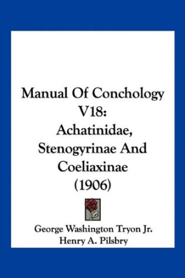 Manual Of Conchology V18