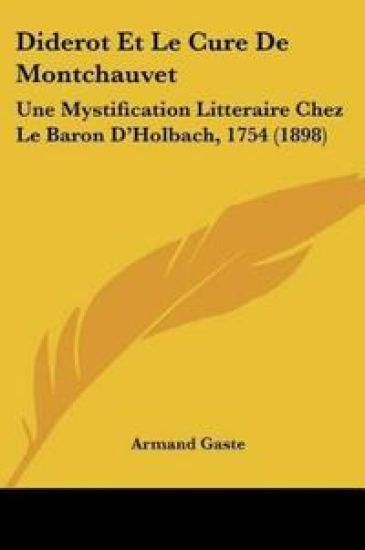Diderot Et Le Cure De Montchauvet
