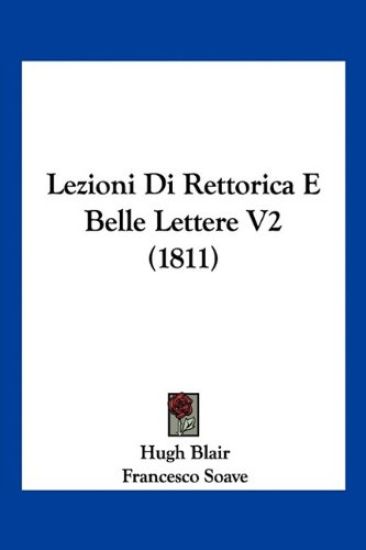 Lezioni Di Rettorica E Belle Lettere V2 (1811)