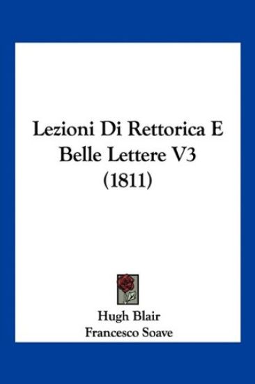 Lezioni Di Rettorica E Belle Lettere V3 (1811)