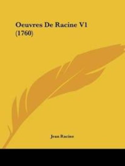 Oeuvres de Racine V1 (1760)