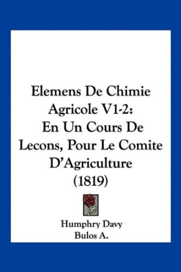 Elemens De Chimie Agricole V1-2