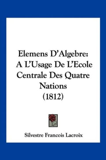 Elemens D'Algebre
