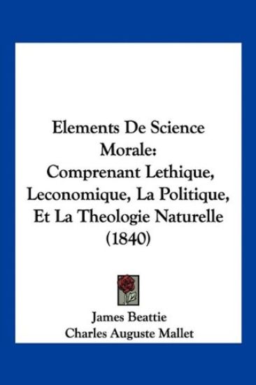 Elements De Science Morale