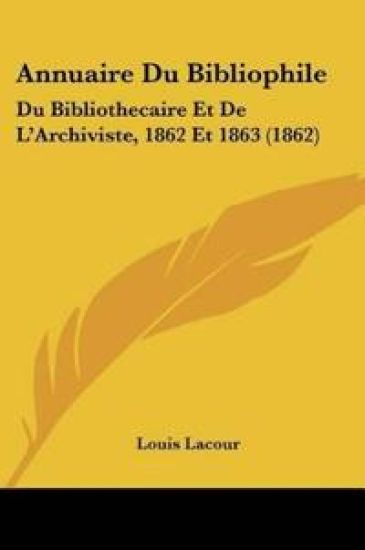 Annuaire Du Bibliophile