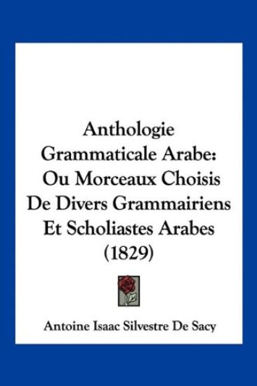 Anthologie Grammaticale Arabe