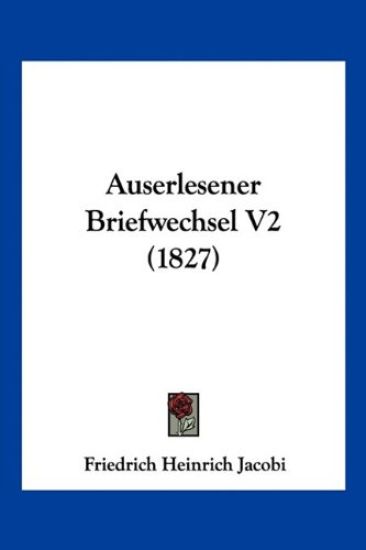 Jacobi, F: Auserlesener Briefwechsel V2 (1827)