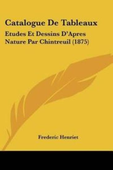 Catalogue De Tableaux