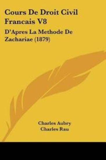 Cours De Droit Civil Francais V8