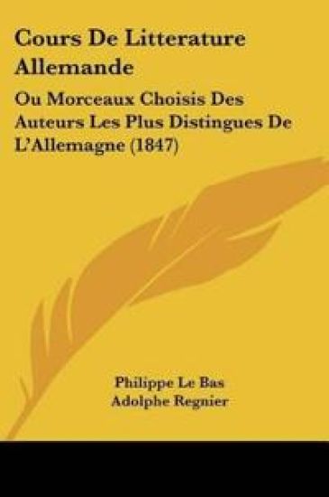 Cours De Litterature Allemande