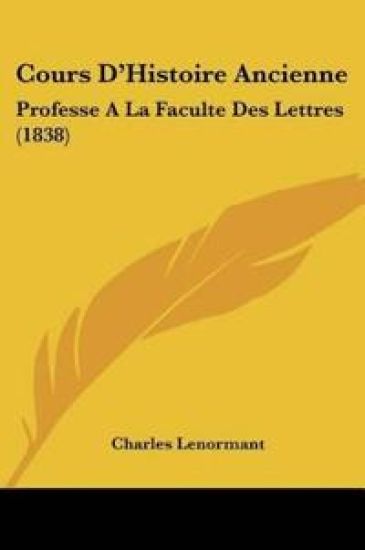 Cours D'Histoire Ancienne