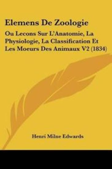 Elemens De Zoologie