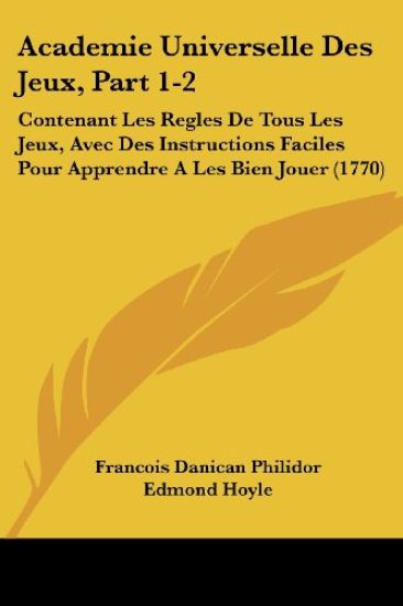 Academie Universelle Des Jeux, Part 1-2