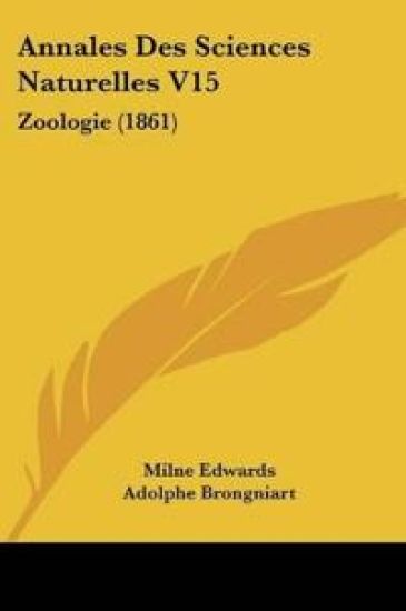 Annales Des Sciences Naturelles V15