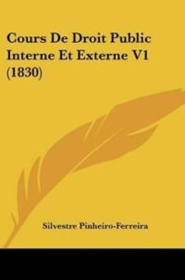 Cours De Droit Public Interne Et Externe V1 (1830)