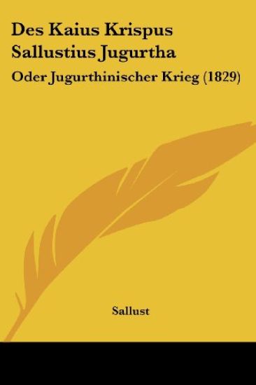 Sallust: Kaius Krispus Sallustius Jugurtha