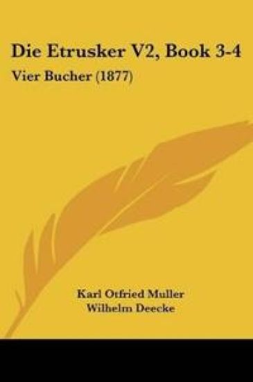 Muller, K: Etrusker V2, Book 3-4
