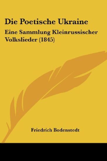 Bodenstedt, F: Poetische Ukraine