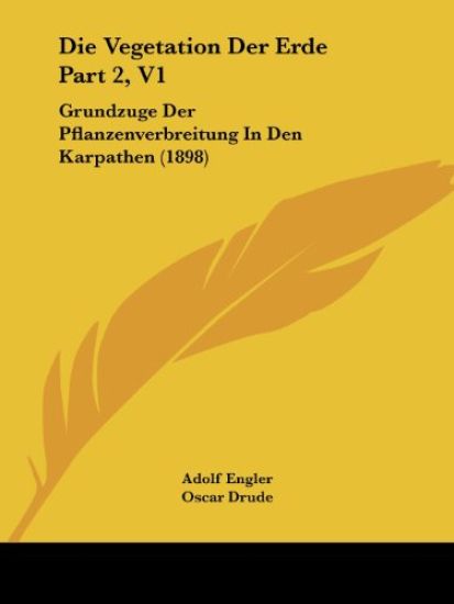 Engler, A: Vegetation Der Erde Part 2, V1