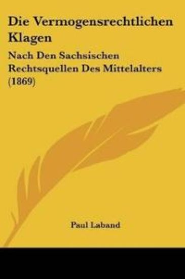 Laband, P: Vermogensrechtlichen Klagen