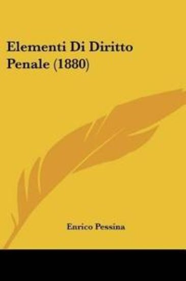 Elementi Di Diritto Penale (1880)
