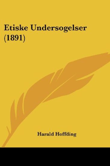 Etiske Undersogelser (1891)