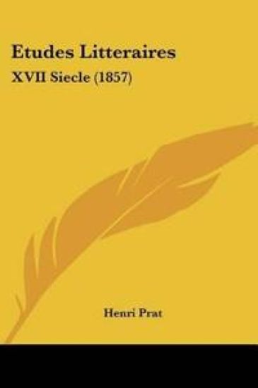 Etudes Litteraires