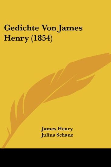 Henry, J: Gedichte Von James Henry (1854)