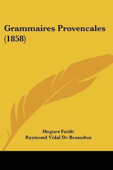 Grammaires Provencales (1858)