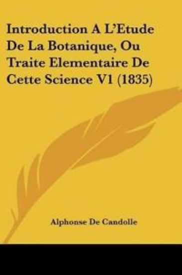 Introduction A L'Etude De La Botanique, Ou Traite Elementaire De Cette Science V1 (1835)