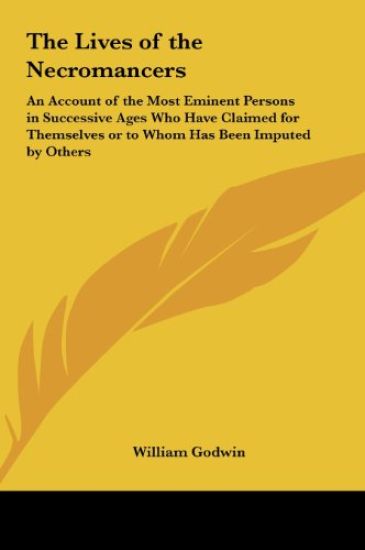 The Lives of the Necromancers – William Godwin, kirjan kansikuva
