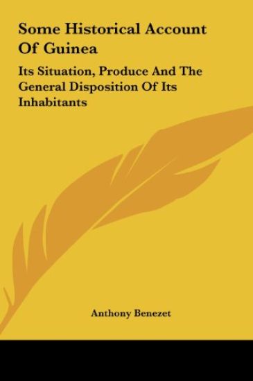 Some Historical Account Of Guinea