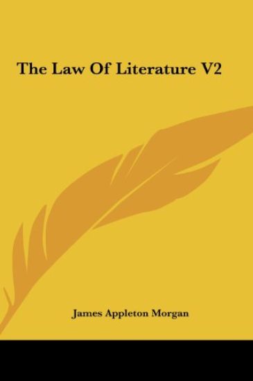 The Law Of Literature V2