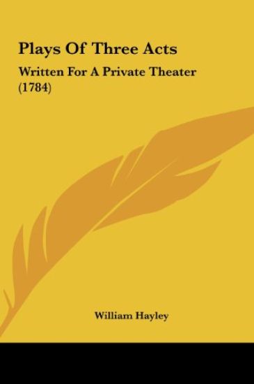 Plays Of Three Acts