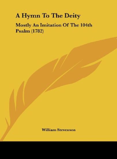 A Hymn To The Deity