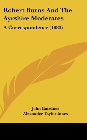 Robert Burns And The Ayrshire Moderates