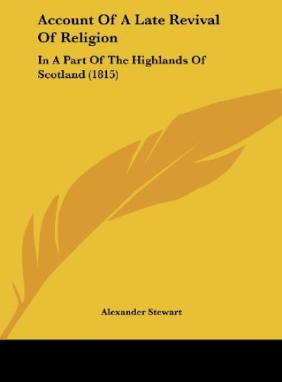 Account Of A Late Revival Of Religion