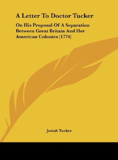 A Letter To Doctor Tucker