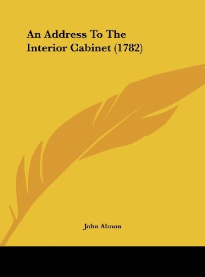 An Address To The Interior Cabinet (1782)