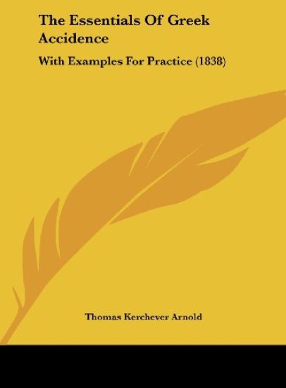 The Essentials Of Greek Accidence