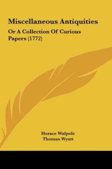 Miscellaneous Antiquities