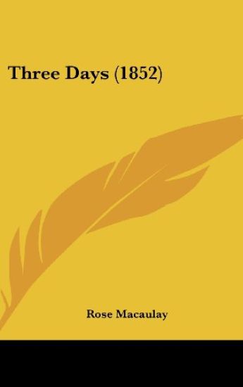 Three Days (1852)